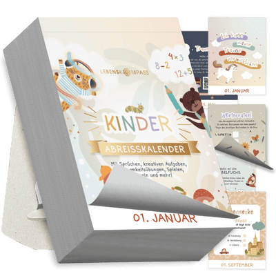 Abreißkalender für Kinder – 365 Tage Spiel, Spaß & Lernen - Jahresunabhängig